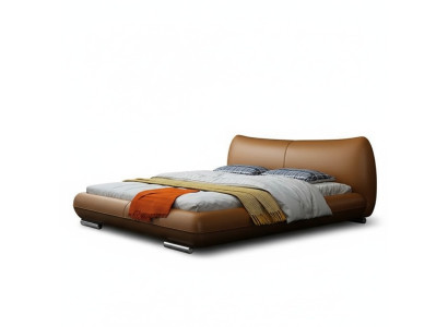 Bedden Textiel Leer Hotel Luxe Fluweel Bekledingsstof Designer Bed Slaapkamer