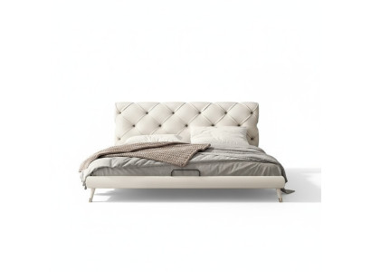 Bedden 180x200cm Slaapkamer Textiel Stof Bed Chesterfield Design Luxe