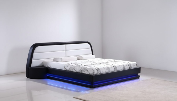 Bedtextiel Lederen luxe hotelbekleding ontwerp houten designer bed