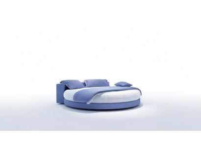 Rond leren bed 200x200 Luxe bekleding Ronde bedden Ronde stof Hotel