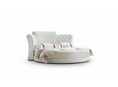 Chesterfield Rond Bed Meubels Gestoffeerde Bedden Slaapkamermeubels Lederen Bed Hotel