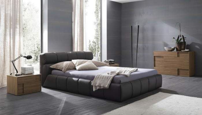 Bedden Slaapkamer Slaapkamer Leder 180x200cm Nieuw Bed Bekleding Ontwerp Luxe