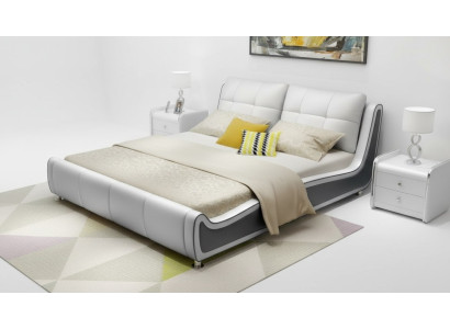 Bett Polster Design Decorum Luxe Dubbel Hotel Bedden Huwelijks slaapkamer Leer