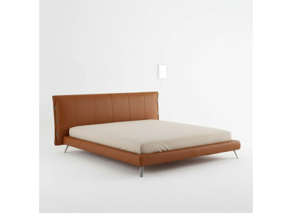 Bedden met dubbele bekleding in metalen design Luxe bed Slaapkamer Italiaans