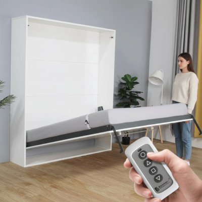 Elektrisch opklapbaar bed wandbed afstandsbediening kasten bedden kast nieuw