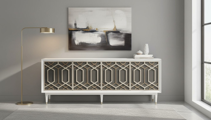 Ontwerpmeubelen Luxe ladekasten Lowboard Woonkamer Sideboard Moderne Houten Kasten