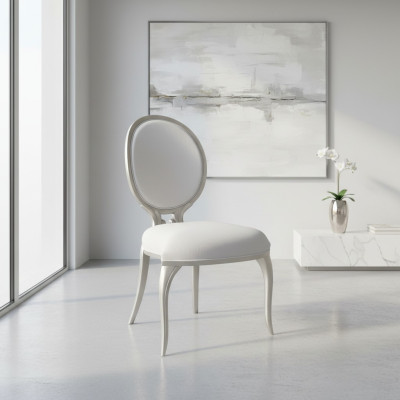 Luxe meubels fauteuil hout inrichting hotel leunstoel stoelen nieuw eetkamerstoel