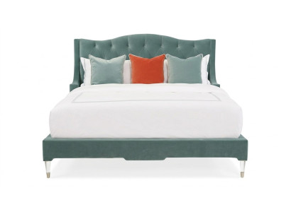 Bedden Chesterfield slaapkamer leren bed gestoffeerd design luxe tweepersoons hotel