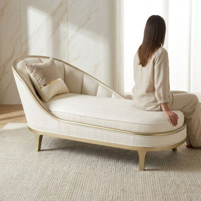 Chaiselongue ligstoel Chaise woonkamerbank bank lounge zitkussenclubmeubels
