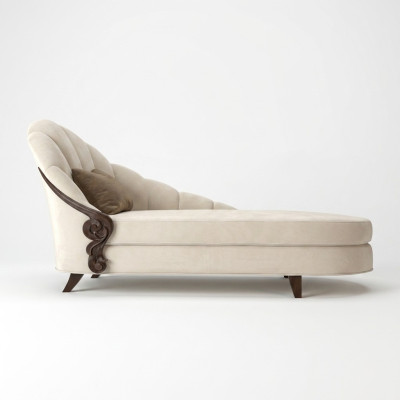 Chaiselongue Elegant Ligstoel Italiaanse meubels Ligbed Hout Italiaanse meubels
