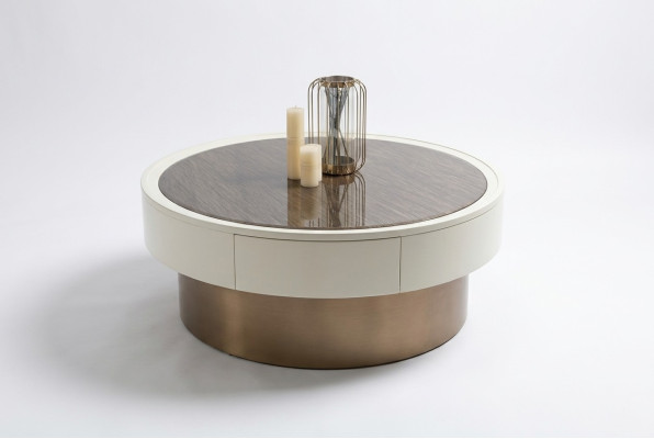 Ontwerp Metaal Hout Gouden Bank Woonkamer Tafels Bijzettafel Ronde Tafel Salontafel