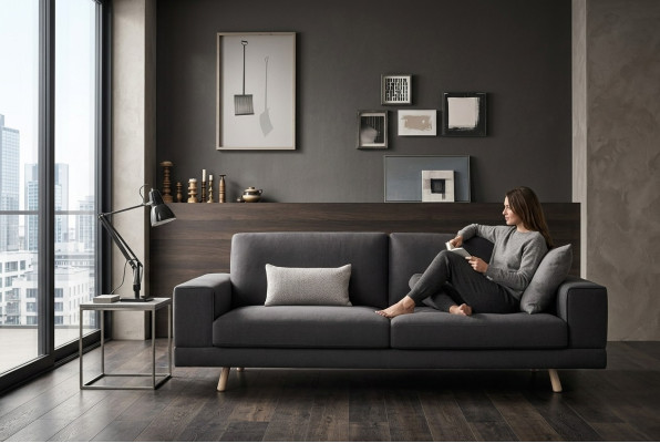 Italiaanse stijl luxe meubels woonkamer banken bank 3-zits bank alfitalia