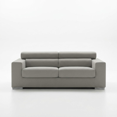 Bankstel 3-zits bank Moderne Luxe Beklede Zitbank textiel Grijs Stof alfitalia