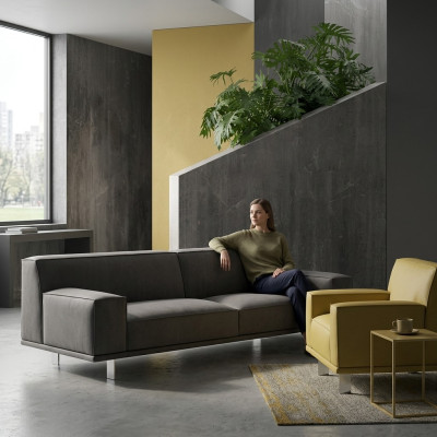 Sofa set 3+1 zits textiel Relax Set Design banken bekleden alfitalla
