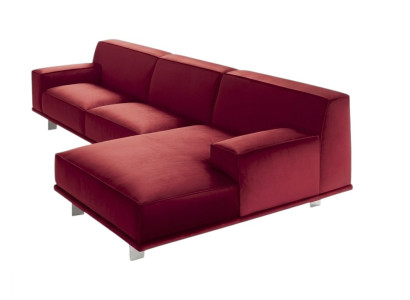 Woonlandschap bankstellen hoekbank textielbekleding design hoekbank bank sofa alfitalia