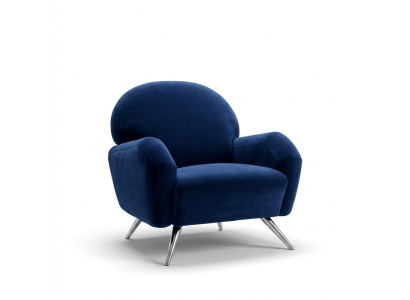Bank bank bekleding stoel modern eigentijds gestoffeerde fauteuil Italië 1-zits