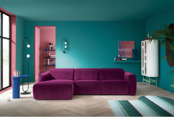 Bankstel Design Hoekbank Woonkamer Hoekbank Bank Bank L-vorm Woonlandschap Meubels