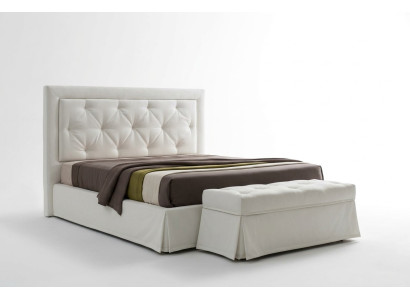 Chesterfield bedden 180x200cm slaapkamer textiel stof bed design luxe hotel