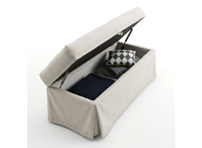 Modern Kruk Design Banken Woon Slaapbank Kruk Kamer Bekleed Textiel Stof