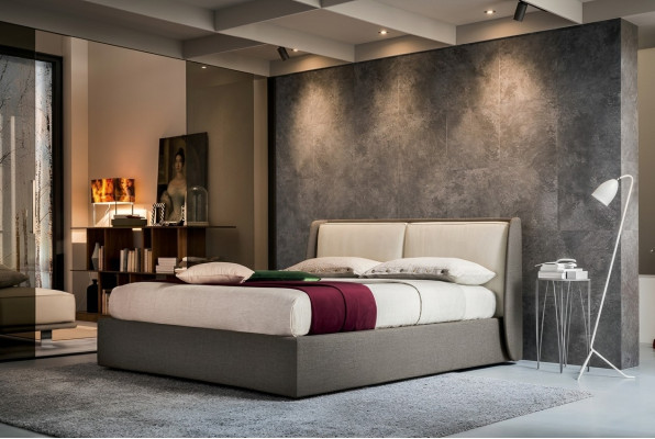 Bedtextiel bekleding slaapkamer 180x200 design tweepersoonsbed leren bedden nieuw