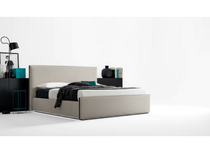 Italiaanse meubelontwerp bed slaapkamer bedden leer hotel luxe bekleding nieuw