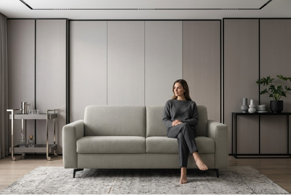 Woonlandschap gestoffeerde bank loungesofa driedelige bank stoffen bank bank Italië