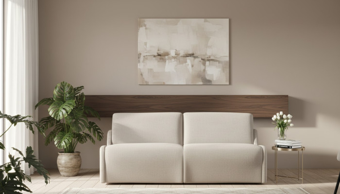 Woonlandschap Relax Italiaanse meubels Zitontwerp Bank Lounge Fluweel Sofa 2-zits.