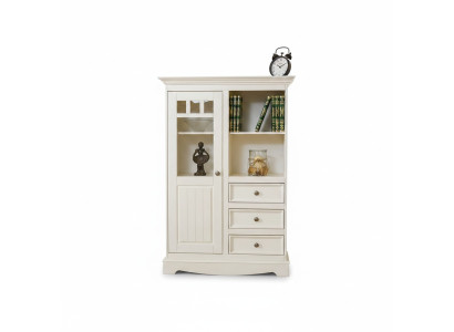 Landhuis ladekast kast planken massief hout hoge kast boekenrek bar kasten