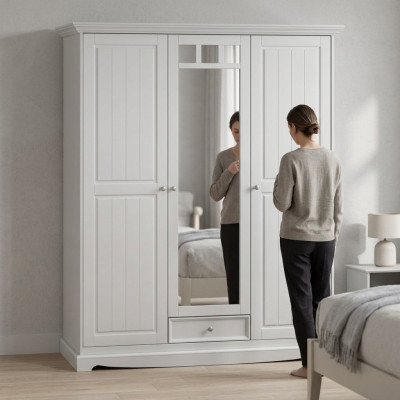 Kasten Garderobe Inrichting Slaapkamer Kledingkast Hout Massief Hout