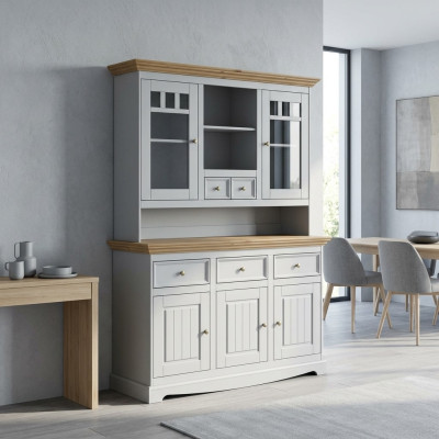 Klassieke eetkamerkast vitrine vitrinekast vitrinekasten dressoir