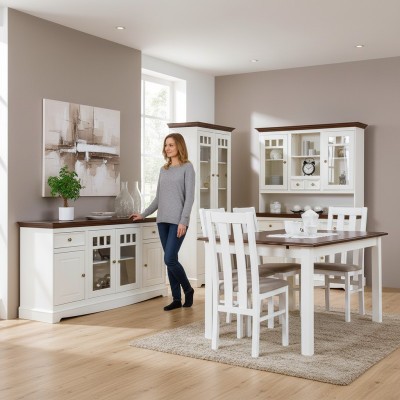 Kommode Hoge Kast Zijlaagbord Kommoden Ontwerp Edel Luxe Kasten Hout Nieuw