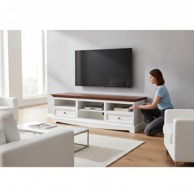 Ontwerp dressoir kast ladekast commodes lage kast woonkamer tv-hout