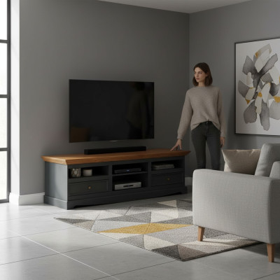Echt hout dressoir massief houten meubels kasten RTV dressoir kast nieuw