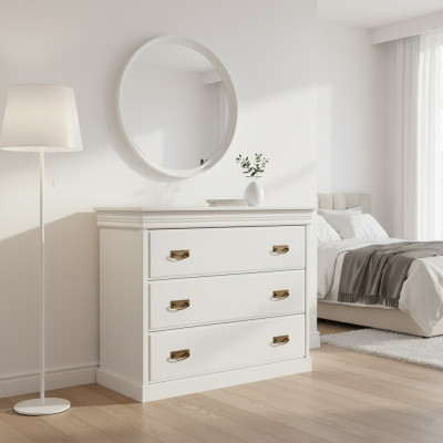 Kommode Sideboard Kommoden Sideboards 3 Schubladen Hochschrank Schrank Neu Holz Dressoir Sideboard Dressoirs Sideboards 3 laden hoge kast kast nieuw hout