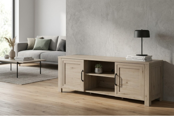 Woonkamer hout rtv Hotel Luxe dressoir tv Lowboard xxl kast tafel Nieuw
