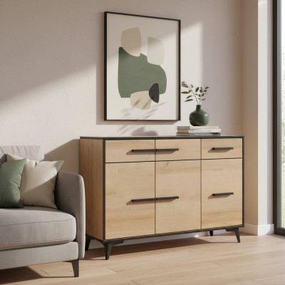 Luxe kast houten stijl meubels houten woonkamer dressoir dressoir vitrine dressoirs