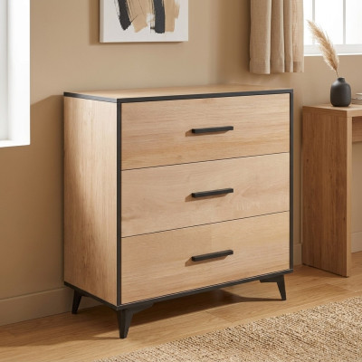 Ladenkast Lage kast Kast Plank Luxe Slaapkamer Hout Ontwerp Dressoir Zijkant Nieuw