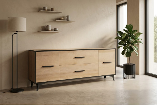 rtv Design Dressoir TV Wand Lowboard Planken Luxe Nieuw Commode Kast Nieuw