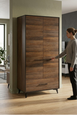 Kledingkast Kasten Kast Wandmeubel 2 Deuren Hout Meubels Slaapkamer Nieuw