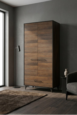Kledingkast Kasten Kast Wandmeubel 2 Deuren Hout Meubels Slaapkamer Nieuw
