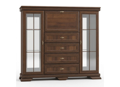 Kasten Houten ladekast 158cm Ladenkast Kast Dressoir Ladenkast Massief hout