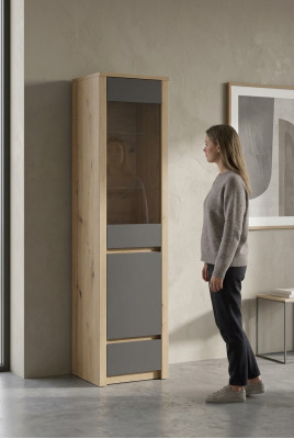Vitrine kasten houten planken kasten woonkamer vitrine kast commode glazen plank nieuw!