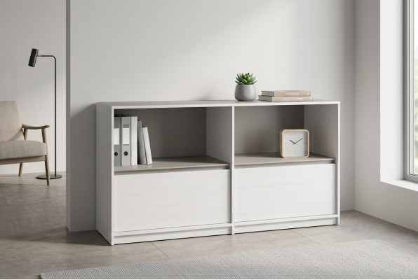 Ladenkast in verschillende kleuren 2 laden dressoir hoge ladekast ladenkasten