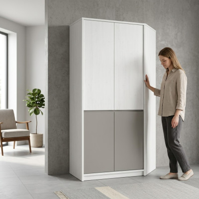 Moderne kasten houten kast hoekkast kledingkast houten meubels