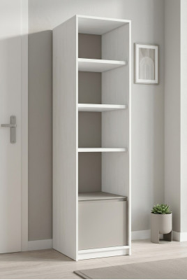 Woonkamer vloerrek kantoorrekken plankplanken rekken luxe houten kast