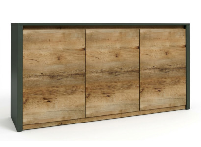 Designer dressoirs planken kast kasten houten kast bruine hoge kast dressoir