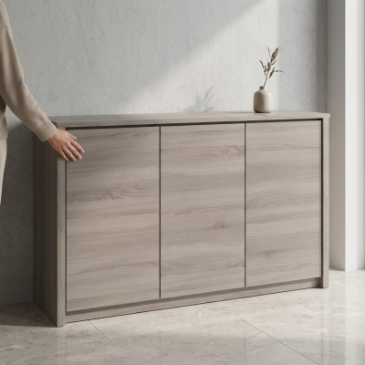 Kommode Kast Hoge kast Dressoir Deuren Kasten Laden Hout Design Meubels