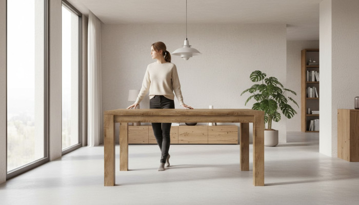 Eettafel Houten Tafels Woon Eetkamer Dressoir Eettafels Hout Tafel Meubels Loft