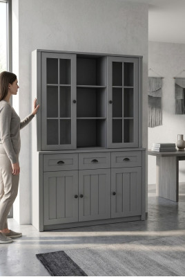 Kast Dressoir Opzetkast Console Plank Hout Buffet Commode Serveren