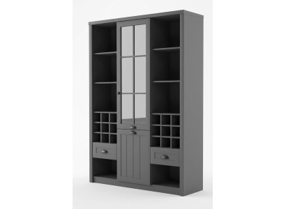 Vitrine commode kast hout meubels handgemaakt dressoir vitrine commodes